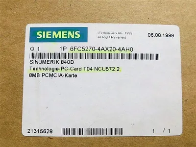 USED SIEMENS 6FC5270-4AX20-4AH0