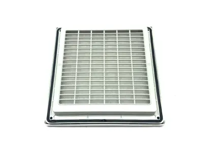 USED HOFFMAN NVENT HG FILTER FAN EXHAUST GRILLE IP54 LIGHT GRAY