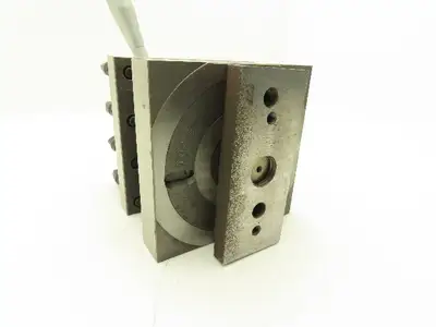 Lathe Milling Machine Tool Post Holder Hold Down 138mm X 138mm 12 Screw T-Slot