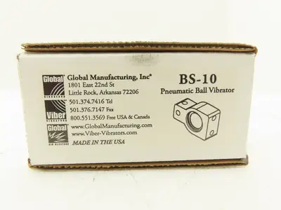 Global BS-10 Pneumatic Industrial Ball Vibrator Bin Shaker 10cfm 80psi 22800 RPM