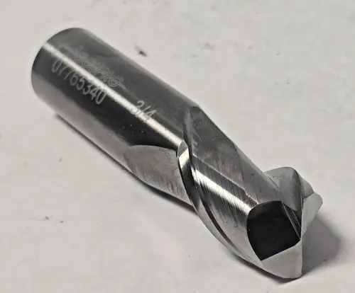 Accupro Solid Carbide End Mill 3/4" Shank 2 Flutes 3" Length