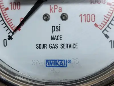 0-1100 kPa Pressure Gauge