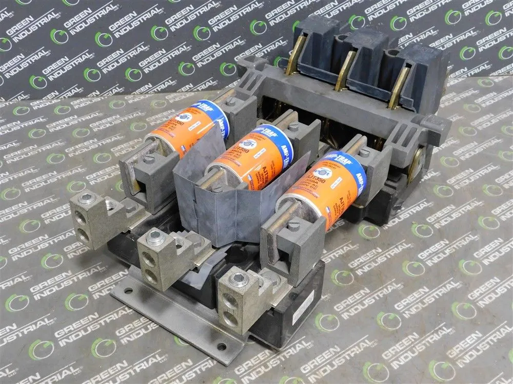 Allen Bradley 1494F-DX400 Fusible Switch Assembly 1494V-FS400 Small Damage Used