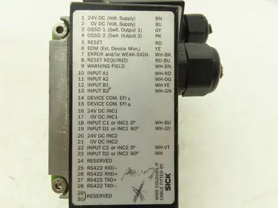Sick 2 027 171 Optic Scanner Head Plug Connector Module Lot of 2