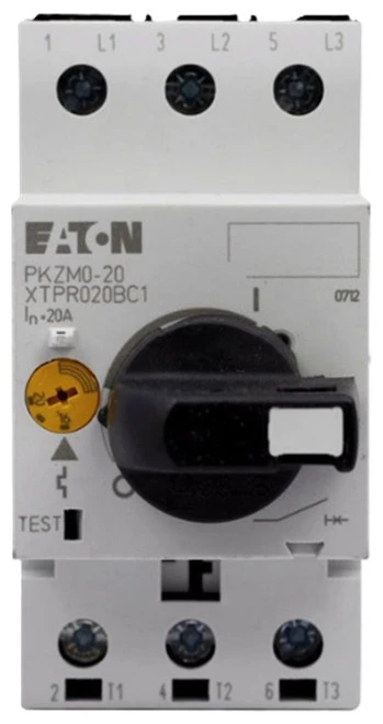 Eaton XTPR020BC1 IEC Motor Control Manual Motor Protector, 20A [New]