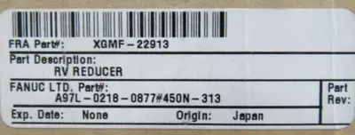 NEW NABTESCO A97L-0218-0877#450N-313 REDUCER XGMF-22913 A97L02180877450N313