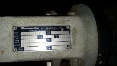 Masoneilan 6" 150 Class, Type 2660, WCB Steel Flanged Control Va