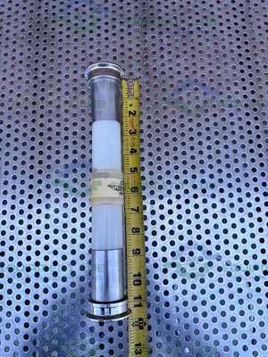 USED AFLEX PHARMALINE 1815-FH-005  SILICONE HOSE 12" W/ 1" SANITARY FITTING