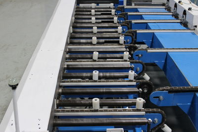 Ultimizers S-Transfer Lateral Infeed for Optimizing Saw