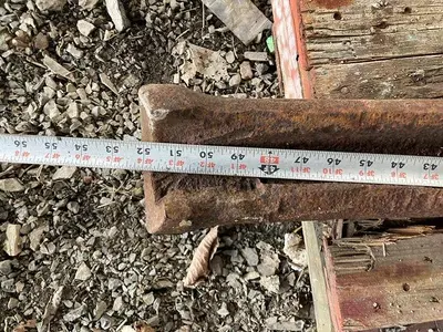 Used AFTERMARKET 5-7/8" X 52" CABLE TOOL CHISEL BIT Tool Bits Pennsylvania US | East West Machinery & Drilling #1417236