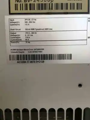 USED ABB ACS800