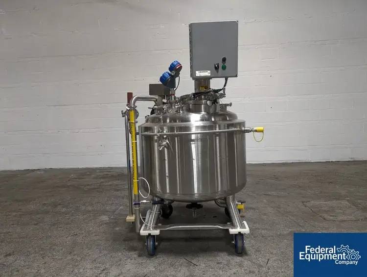 Used Precision 250 Liter Precision Stainless Reactor, 316L S/S, 45/100# Reactors Ohio US | Federal Equipment Company #129528
