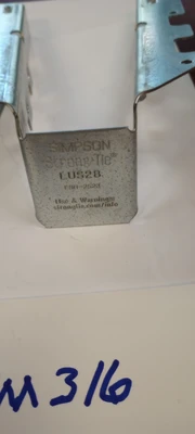 New | in-Stock Simpson Strong-Tie Simpson Strong-Tie LUS28 Face Mount Joist Hanger Stee Misc Fasteners Arizona US | ASSET CONVERSION SPECIALISTS, INC. #1321727