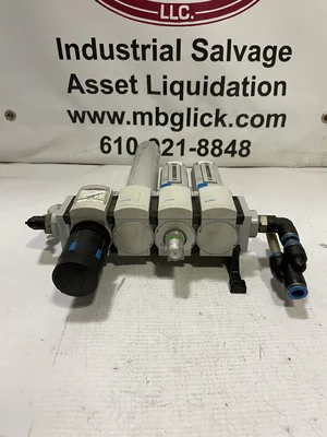 Festo MS4 Compressed Air Modular Pressure Filter Regulator Lubricator 180psi