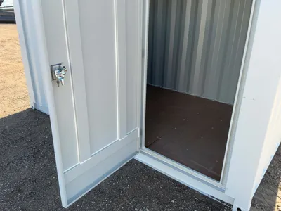 New 11’ Job Site Storage Container, 133-1/2” long x 80” Wide x 88-1/2” tall overall, Swing Doors on ...