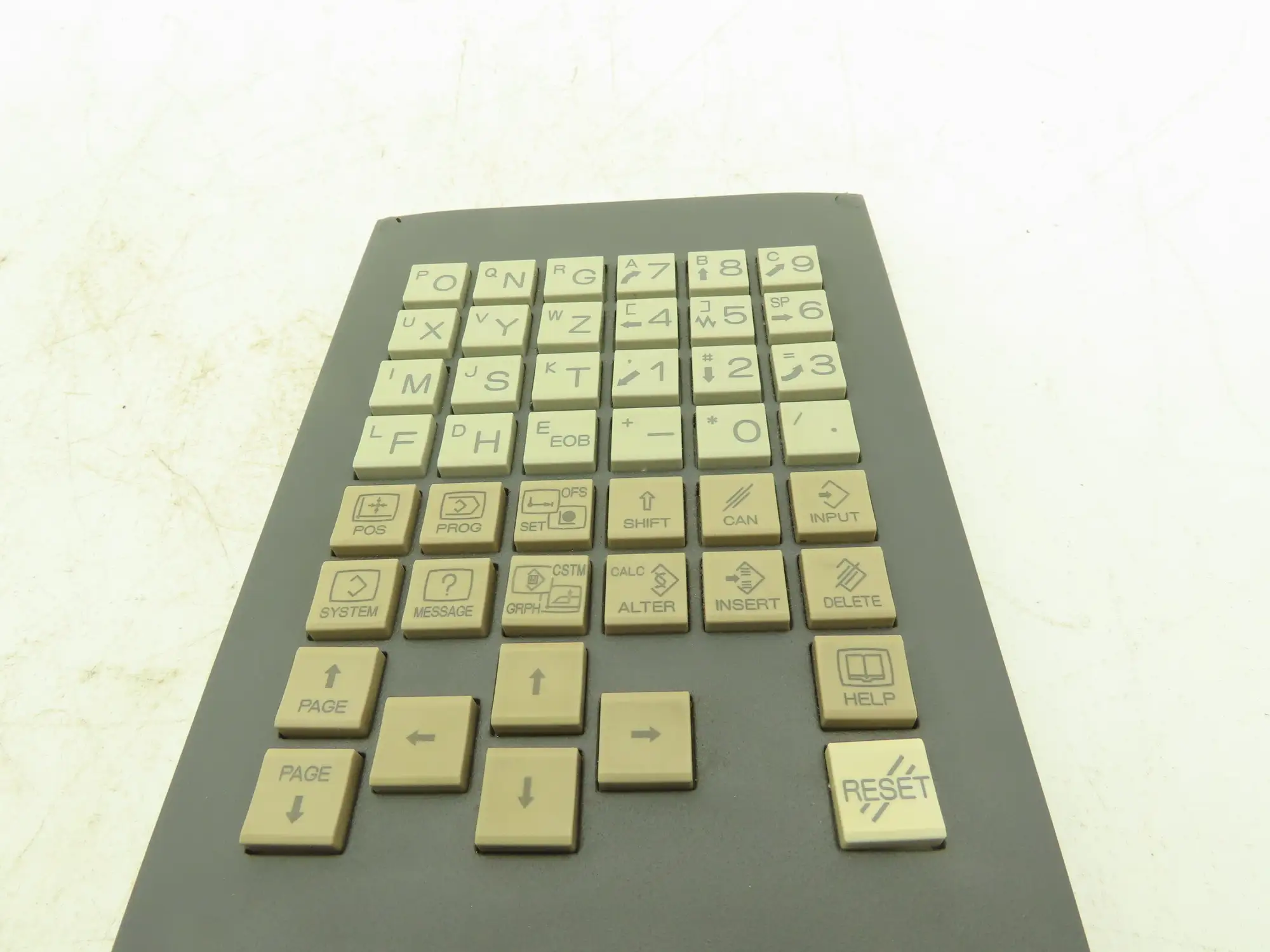 Fanuc A02B-0323-C120#M MDI Unit Operator Interface Control Panel Keypad 44-Key