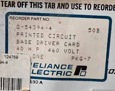 USED Reliance Electric 0-54394-4