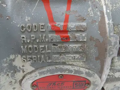 Thor Stewart-Warner 11637A Industrial Pneumatic Drill Unit Vintage