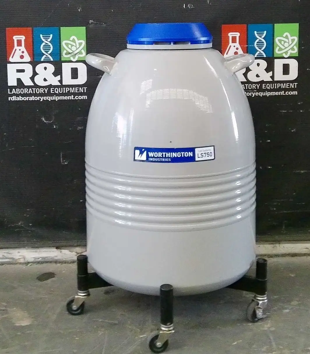 Worthington LS750B-R Cryo Nitrogen LN2 Biological Storage System w/Racks