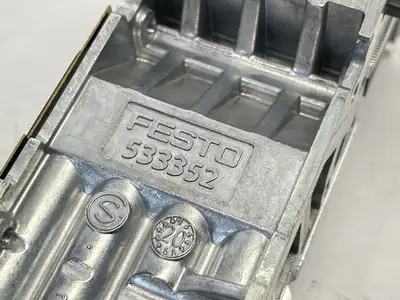 USED FESTO ELECTRONIC MODULE 533361 W/ VMPA1-FB-AP-4-1 SUB-BASE 533352