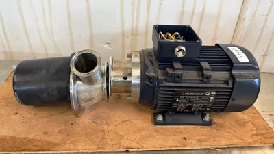 Evodos type 25 spiral plate centrifuge, 316L SS.