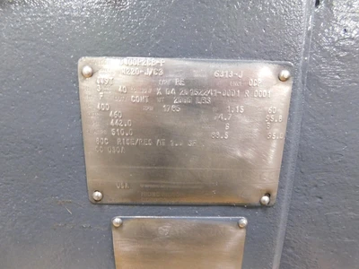 Used Nidec D400P2CB-P A.C. Motors Ohio US | Equipment Recovery Corp. #1331699