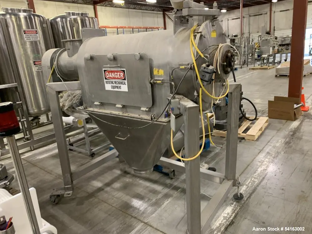 Used Nu-Con Engineering Stainless Steel Centrifugal Rotary Sifter – Model 300U