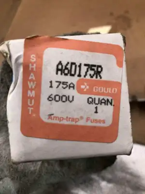 Gould Shawmut Amptrap A6D175R 175A Time Delay Fuse 600V -NIB