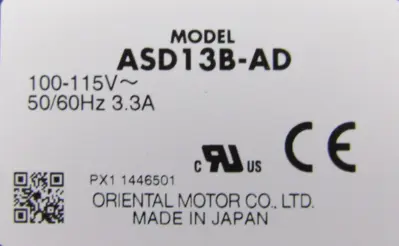 NEW ORIENTAL MOTOR ASD13B-AD STEP MOTOR CONTROL ASD13BAD