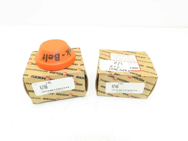 Rexnord K2166 Link-Belt Closed Bearing End Cap Cover  Lot of 2