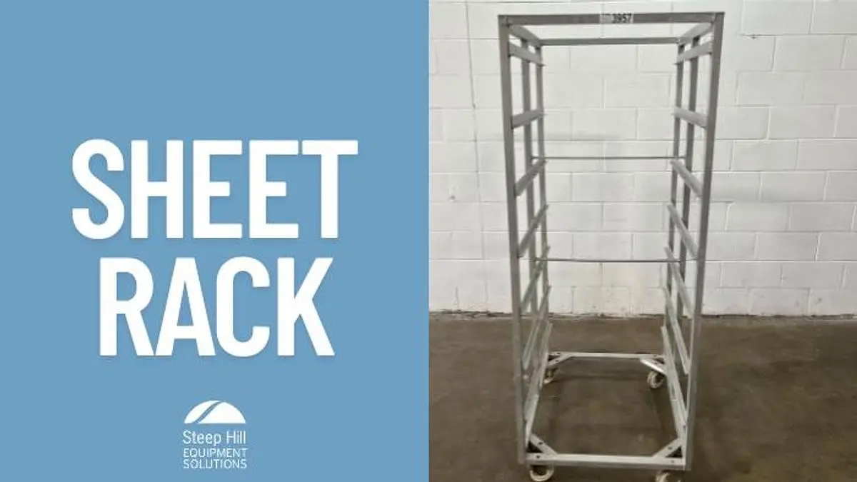 7-tiered Nicholson Aluminum Bakery Sheet Rack