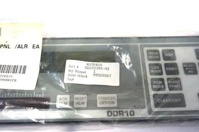 NEW WESTRONICS DDR10 CHART RECORDER INTERFACE PANEL ZB100395-02