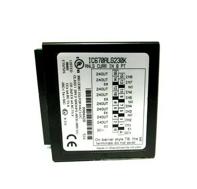 USED GE FANUC IC670ALG230K INPUT MODULE