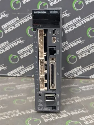 Mitsubishi Melsec-Q MR-J3-60A AC Servo Drive 600W Out 170V 0-360Hz 3.2A Used