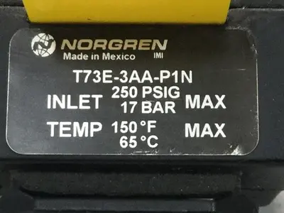 USED NORGREN T73E-3AA-P1N
