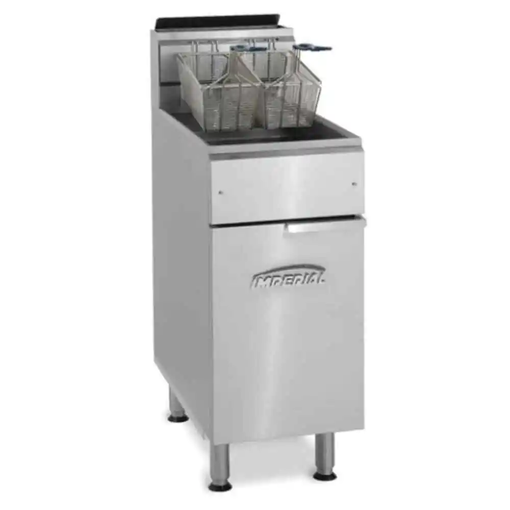 Imperial IFS-50 Gas Fryer - (1) 50 lb Vat, Floor Model, Natural Gas