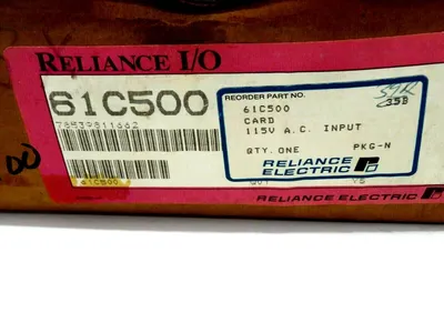 NEW SEALED RELIANCE ELECTRIC 61C500 INPUT MODULE 115V
