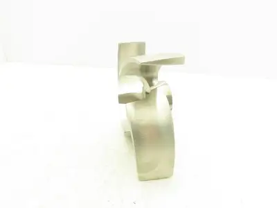 316L Stainless Centrifugal Pump Impeller 4-Blade 1"Square Bore 8"OD IM-328
