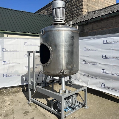 850L S/S Vertical Enclosed Shearhead Mixing Tank