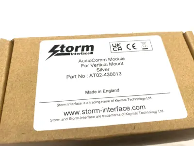 USED STORM INTERFACE AUDIOCOMM MODULE, SILVER, VERTICAL MOUNT