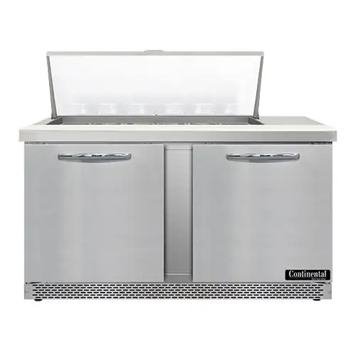 Continental SW60N18M-FB 60" Sandwich/salad Prep Table W/ Refrigerated Base, 115v