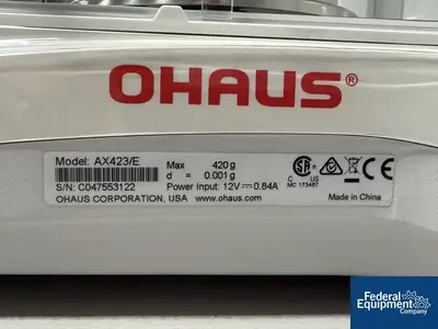 Used Ohaus _UNKNOWN_ Scales Ohio US | Federal Equipment Company #379312