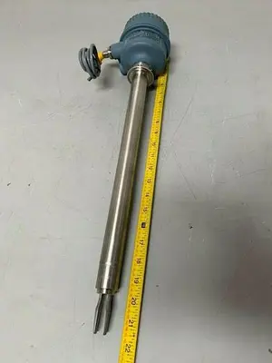 USED ROSEMOUNT 2120 VIBRATING FORK LIQUID LEVEL SWITCH 2120D5RV1NADE0165 W/ 16" PROBE