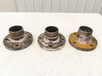 Weldbend 3" Butt Weld Flange x 3" NPT Pipe Nipple 4"Height #150  Lot of 3
