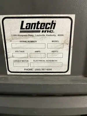Lantech 65” Diameter Turntable Q-series Semi-automated Stretch Wrapping System