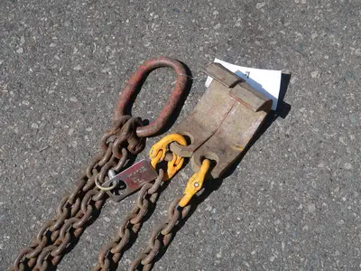 Double Leg Rigging Chain w/ Plate Lifters
