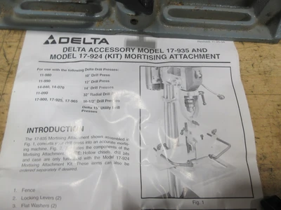 Used DELTA 17-935, 17-924 Drill Press (Woodworking) Minnesota US | Machinesused.com #1310829