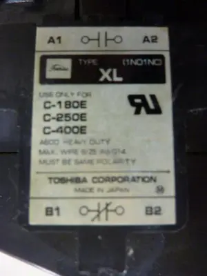 Used TOSHIBA C-180E PLC Contactors Michigan US | Ideal Machinery #1250180