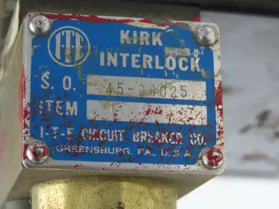 Westinghouse AB De-Ion Circuit Breaker 1000A 3-Pole Shunt 600VAC Mag Trip