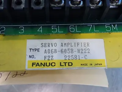 USED FANUC A06B6058H222
